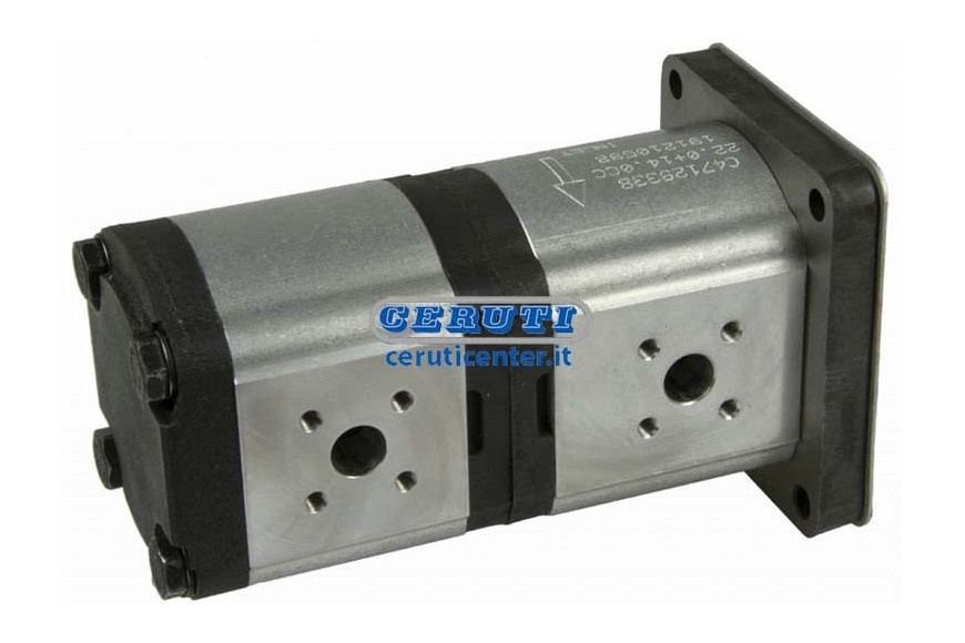 Pompe Hydraulique Double Pour Cnh 4 Roues Motrices Tla
