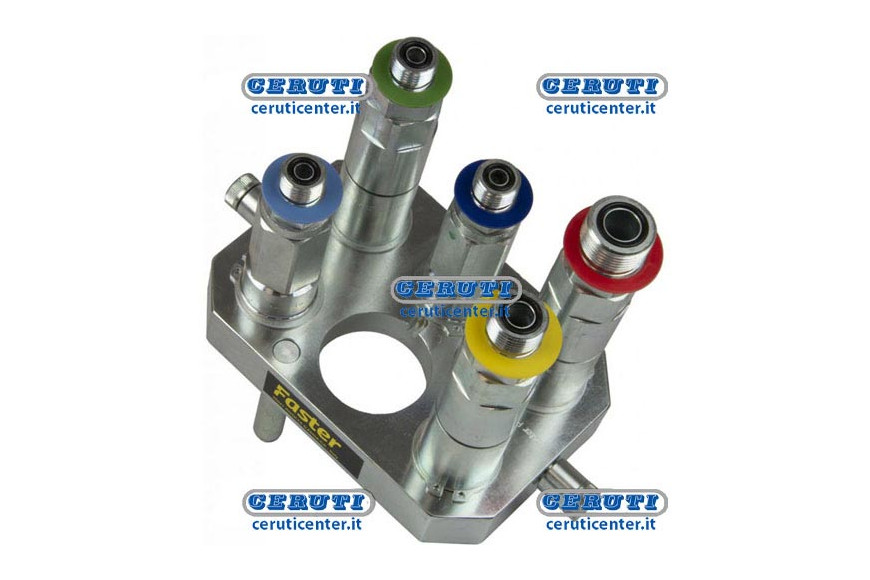 Multifaster Parte Mobile 3Plk05Amc Acoplamiento 3 X 3/8" + 2 X 9/16" Gas Serie 3Plk05Amc
