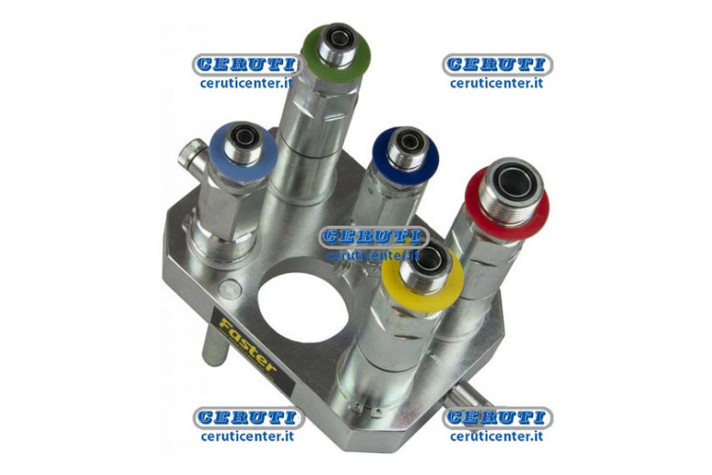 Multifaster Parte Mobile 3Plk05Amc Coupling 3 X 3/8" + 2 X 9/16" Gas Series 3Plk05Amc
