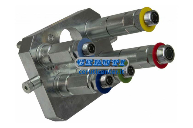 Multifaster Parte Mobile 3Plv05Amc Acoplamiento 3 X 3/8" + 2 X 9/16" Gas Serie 3Plv05Amc
