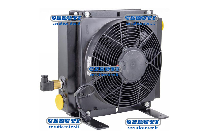 Scambiatore Di Calore In Alluminio Portata Olio 10 ÷ 120 L/Min Voltaggio 12 V