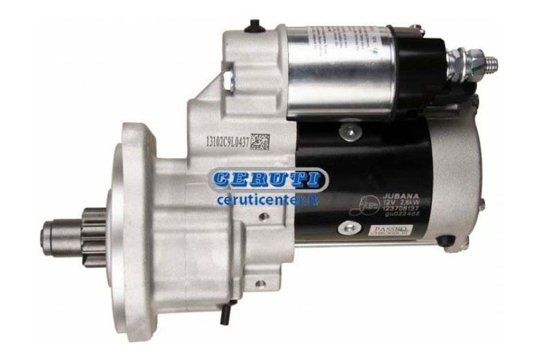 Mot.C/Riduttore 12V 2,8Kw 12 2,8