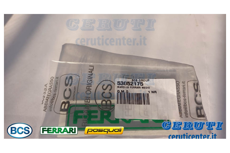 Medium Ferrari Brand - BCS genuine - 53052175