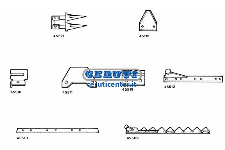 Pieces De Rechange Pour Barres Faucheuses Laverda