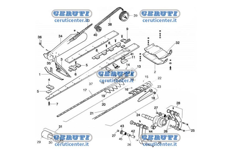 Spare Parts Of Gaspardo Mowers Fb 295