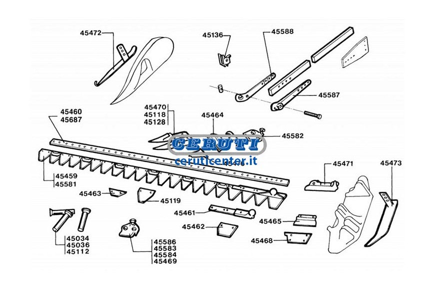 Spare Parts Of Gaspardo Mowers Gribaldi & Salvia