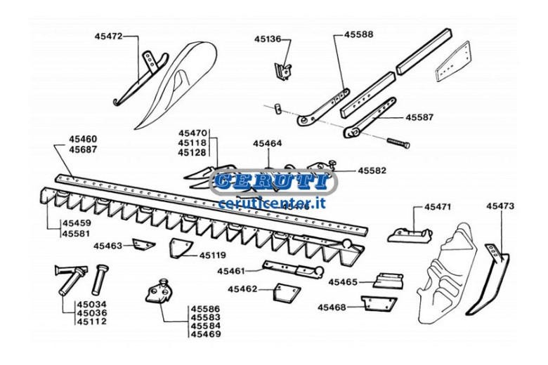 Spare Parts Of Gaspardo Mowers Gribaldi & Salvia