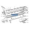 Asta Forata Per 10 Denti Per Barre Falcianti Gribaldi & Salvia Mod. Superior 394 - Adattabile 017B/152