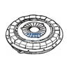 Single-Plate Clutch With Diaphragm Springs Ø 215 Mm Plate