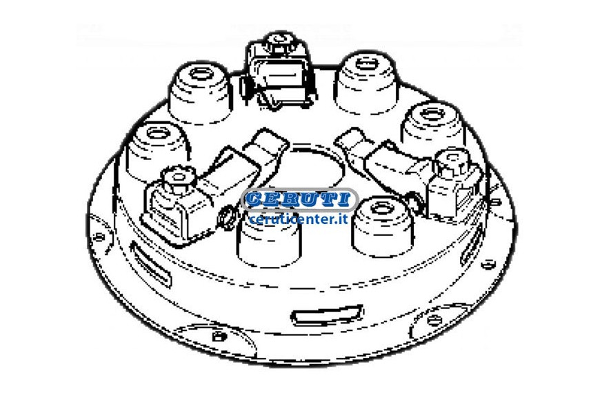 Single-Plate Clutch With Spiral Springs Ø 215 Mm Plate