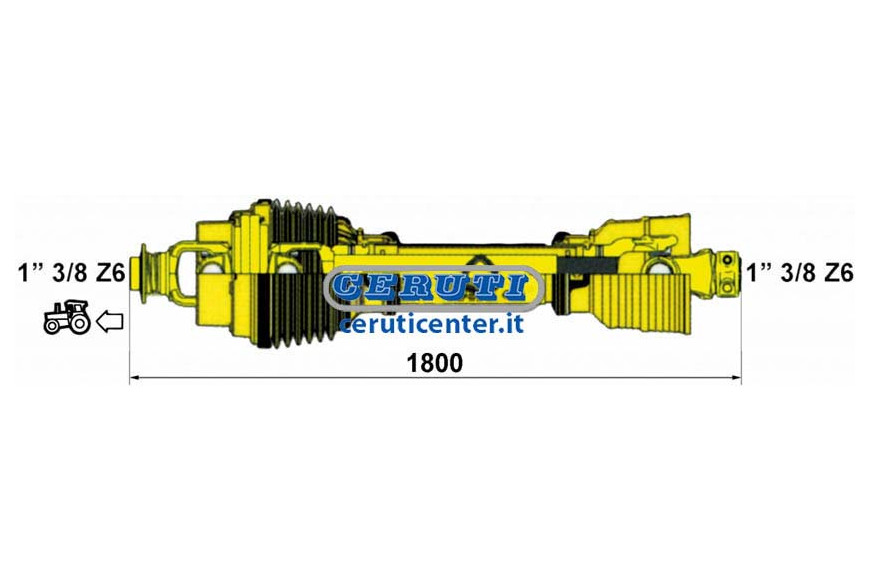 Homokinetic Pto Shafts With "Ce" Certification