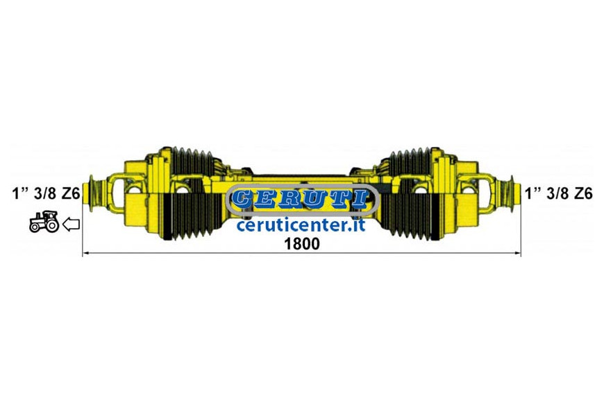 Homokinetic Pto Shafts With "Ce" Certification