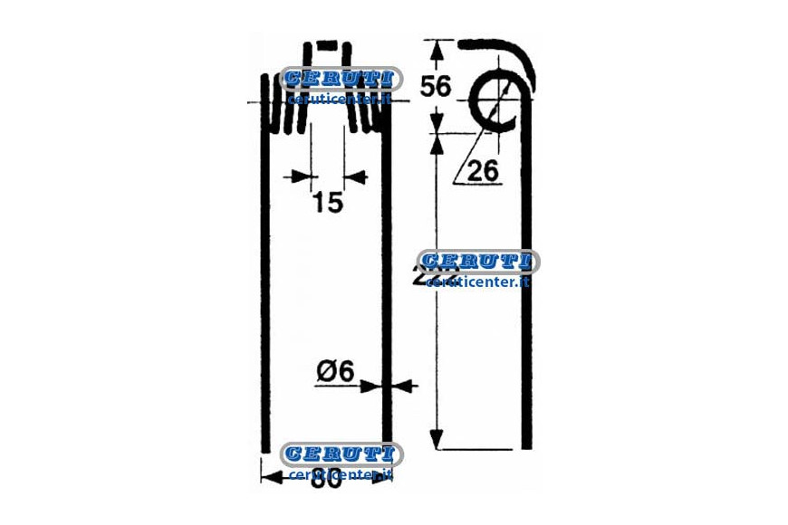 Springs For Side Delivery Rakes