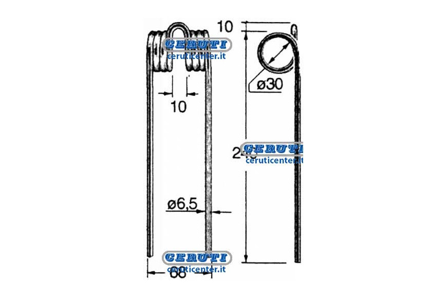 Springs For Side Delivery Rakes