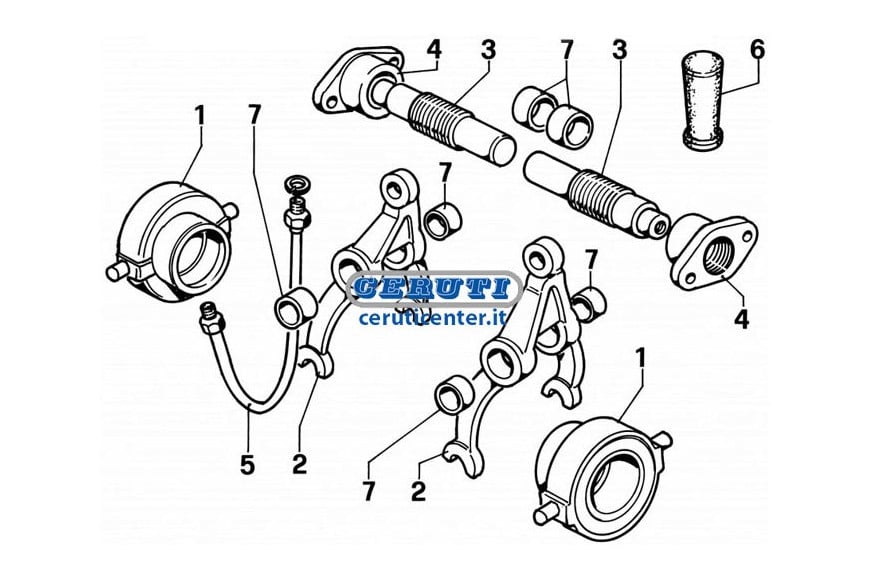 Disinnesto Frizione Di Sterzo Fiat, New Olland - Alberino Di Rinvio - Adattabile 5107128, 583320