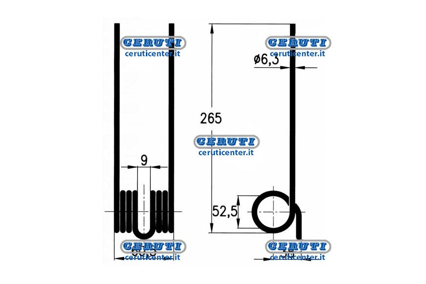 Springs For Side Delivery Rakes