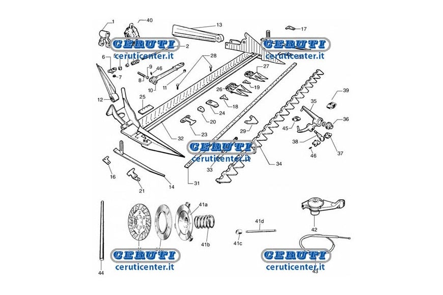 Spare Parts For Motor Mowers Bcs 622