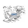 Dente Semplice Semifitto Per Motofalciatrici Bcs Serie 600 - 700 Tipo "Centrale" - Dente Semplice Completa Per Bcs