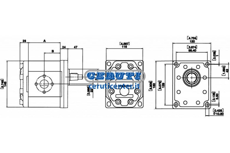 Motor Gr. 3 (Mod. Standard) - 36 Cm3 Bidirectional