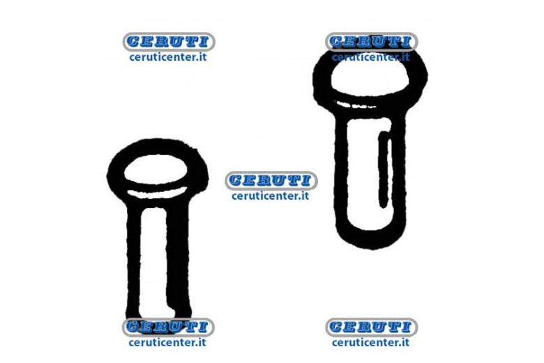 Rivetti 5X12 Testa 10 Allum. 1Kg. - Rivetti Per Bandelle