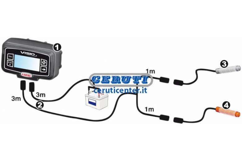 Kit Cables De Conexión Para Doble Sensor