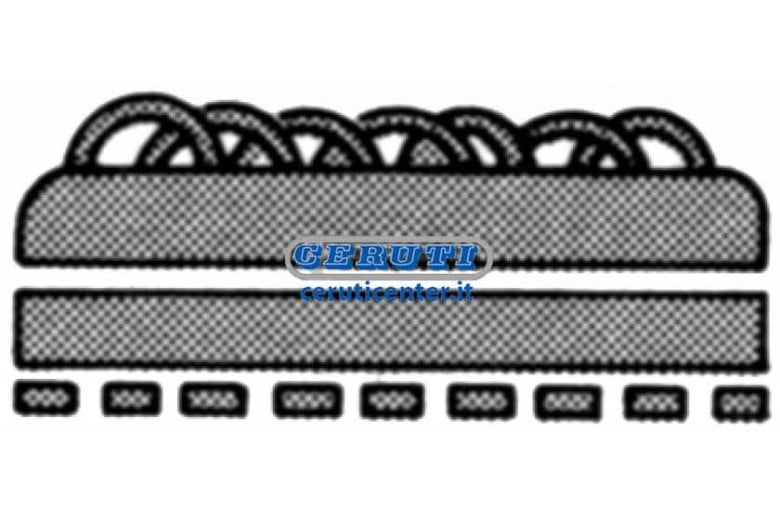 Serie Guarn. Smeriglio Fiat 715 - Serie Guarnizioni Smeriglio Senza Guarnizione Testa Cilindri