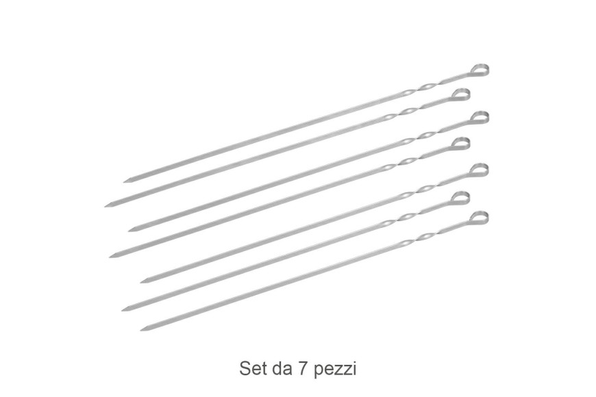 Set 7 Spiedini Girarrosto Per Classic 