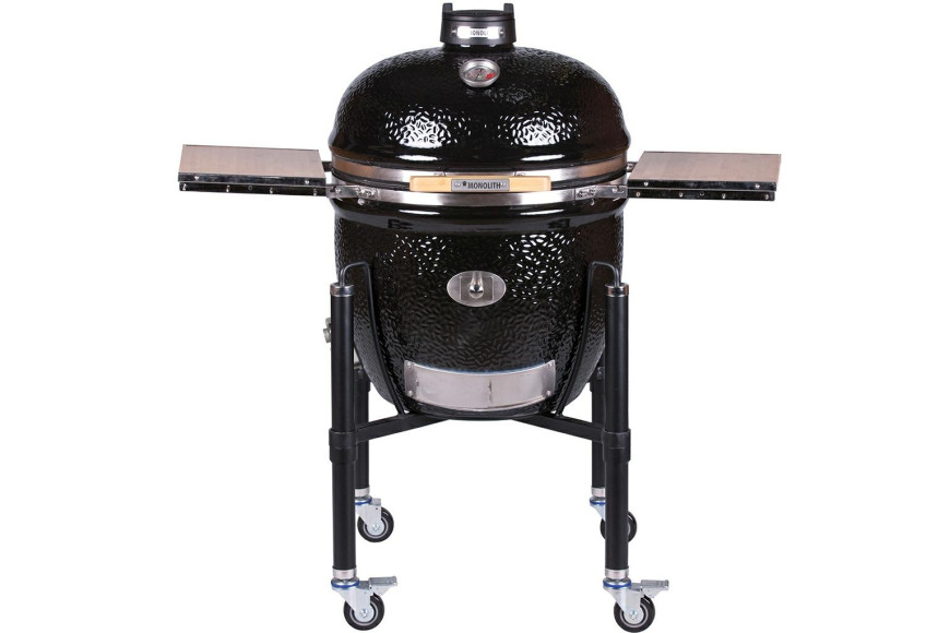 Monolith Bbq-Guru Lechefpro-Serie 2.0 Nero Con Carrello 