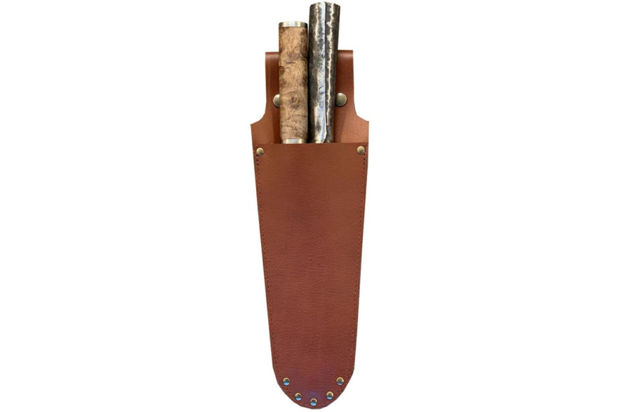 Porta Coltello In Pelle Per Grembiule 232277 / 232278 (Coltelli Non Inclusi) 