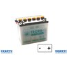 24 Ah, Polo Positivo a DX, L. mm 185, P. mm 125, H. mm 170. Batteria ad acido