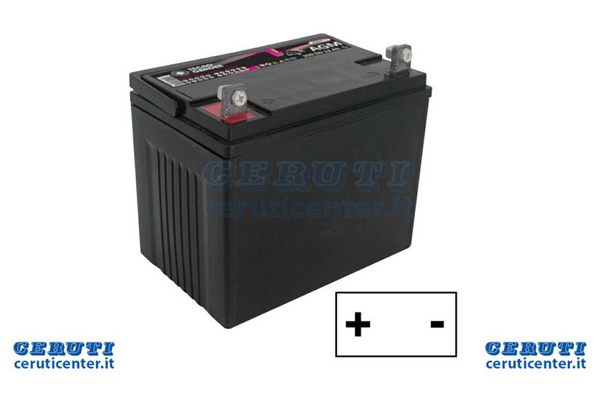 AGM batterie 12V 350 CCA + Gauche