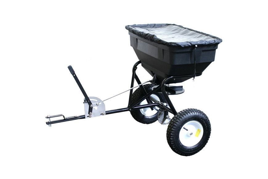 A spreader Towing With Wheels Rubber 14 "Capacity Max 56 Kg