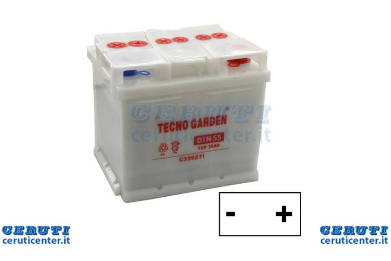 Batterie 12V 55Ah + Dx