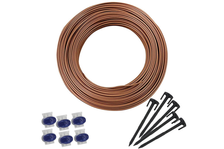 Installation Kit Hergestellt aus 150 M von dem Draht 3,4 mm, mit Nägeln 500 E 6-Steckverbinder