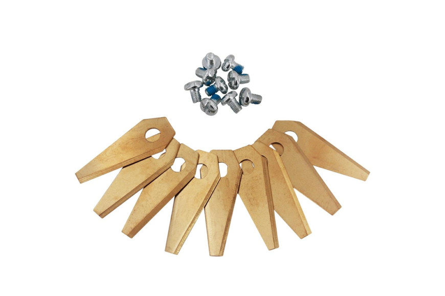 Blades Kit 3 Sets complets, titane recouvert d'acier, épaisseur 1 mm, à Indego