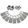 Blades Kit 3 Sets complets, acier inoxydable résistant à Ryobi Roboyagi