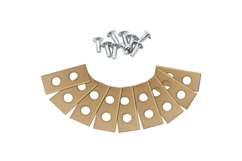 Kit Blades 3 Komplettsets, Stahl beschichtetem Titan, Dicke 0,8 mm, für Nano, Mission und Landroid