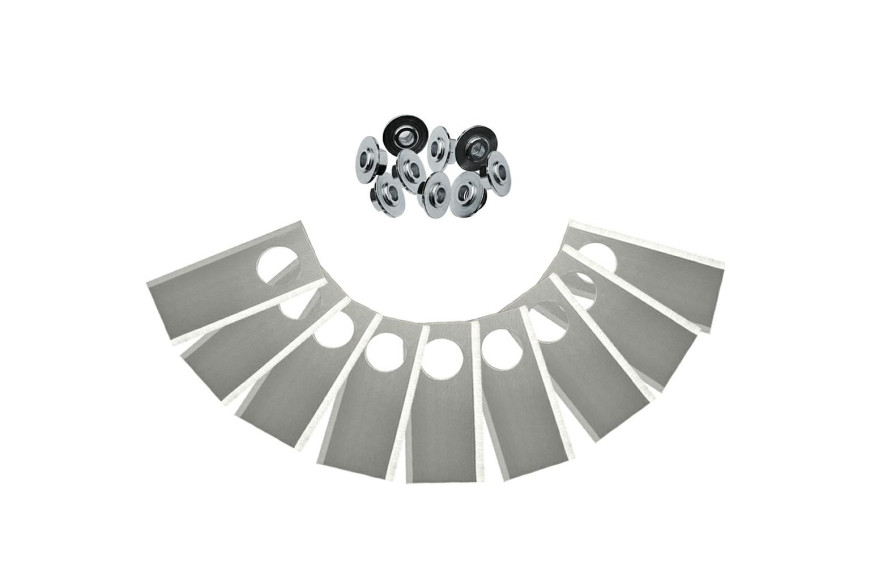 Kit Blades 3 Complete Sets, Stainless Steel resistant, thickness 0.5 Mm, For Honda Miimo Hrm310Jr / 310Gps / 520/3000