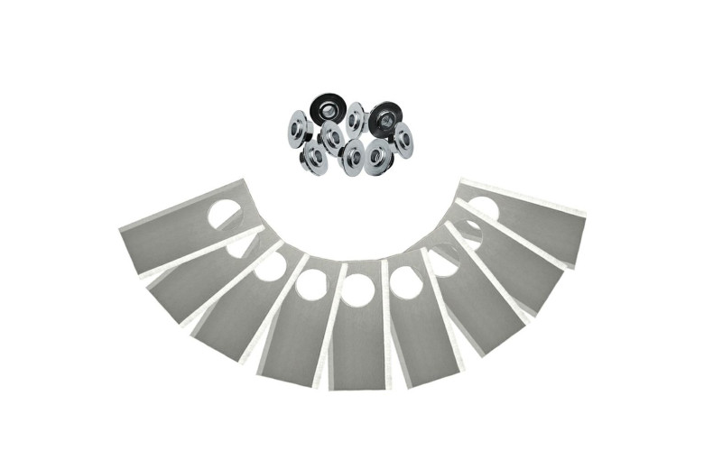 Kit Lame, 3 Set Completi, In Acciaio Inossidabile Resistente, Spessore 0.5 Mm, Per Honda Miimo Hrm310Jr/310Gps/520/3000 