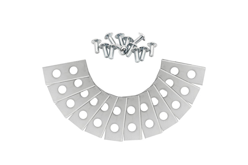 Blades Kit 4 Komplett-Sets, Edelstahl beständig, 1 mm Dicke, für Landroid S Wr130E M Wr142E / 143E / 153E / 155E