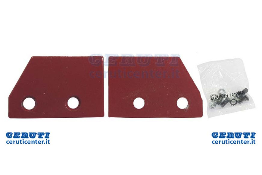 Alette Lama Snapper Lunghezza 70 mm coppia alette