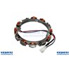 Stator De 2 à 4 Ah, 1 câble noir, 1 et Rouge Blanc Connecteur de la diode complète
