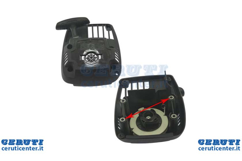 agujeros de arranque Decespugliatoremcculloch convertible Plus 433L Distancia entre ejes 89 mm