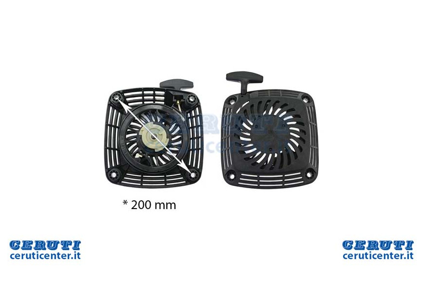 Moteur de démarrage à travers les trous de 200 mm Empattement tondeuses à gazon