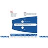 bar Chainsaw 45 cm - 18 "pas 0,325", 1,5 mm d'épaisseur - 0,058 « Attaque 095, 72 Maillots