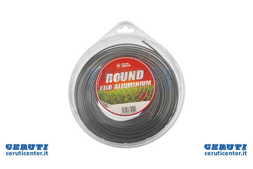 Blister fil gris oxyde Alluminiotondo diamètre 3,3 Mmlunghezza 46 mètres
