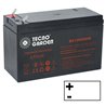 9 Ah, Polo Positivo Un Sx, L. 151 mM, P. 65, H. 95 mM, H. 101. total batería AGM jinete EL63