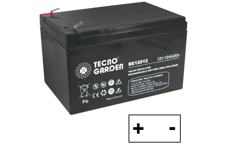 12 Ah, Sx A Positive Pole, L. Mm 151, P. 99 Mm, Mm H. 95, H. Total 101 Mm. Ws25Da AGM Battery