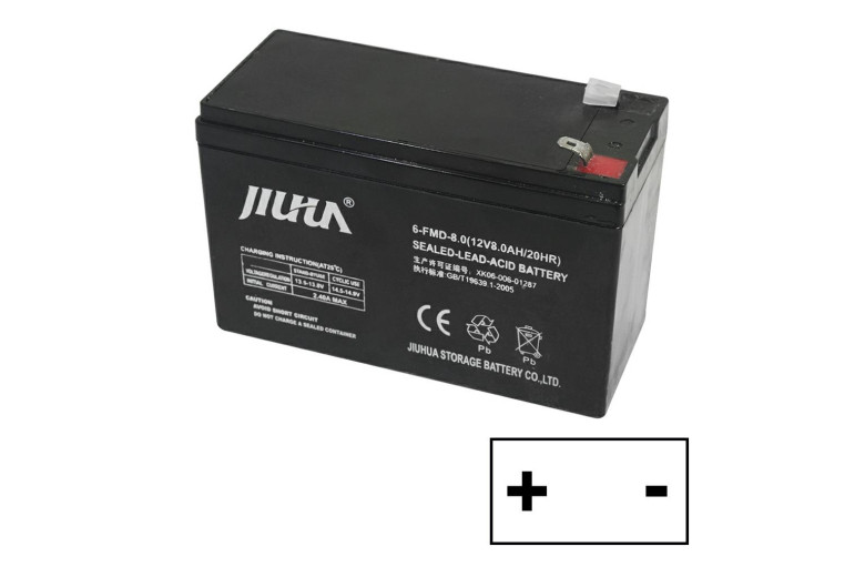 7,2 Ah, pôle positif A Sx, L. 151mm, Mm P. 65, H. 95 Mm, Mm H. totale 101. Batterie Agm Ws15Da