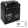 14 Ah, pôle positif A Sx, L. 135 Mm, Mm P. 90, H. 168 Mm, Mm H.Totale 168. Batterie Agm Riding